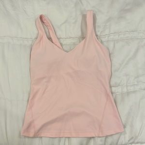 Strawberry Milkshake Waist Length Align Tank